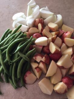 Crockpot Potatoes and Green Beans