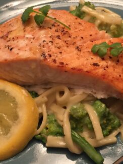 Honey Garlic Lime Salmon