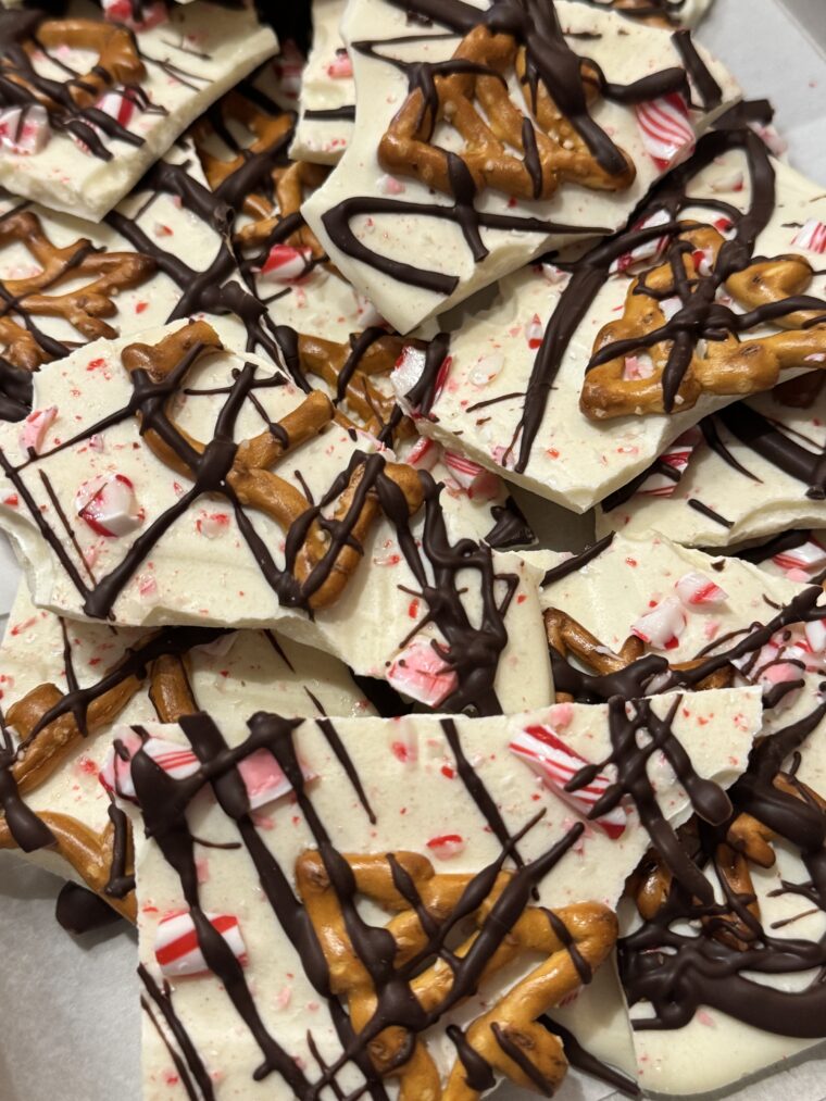 White Chocolate Pretzel Bark