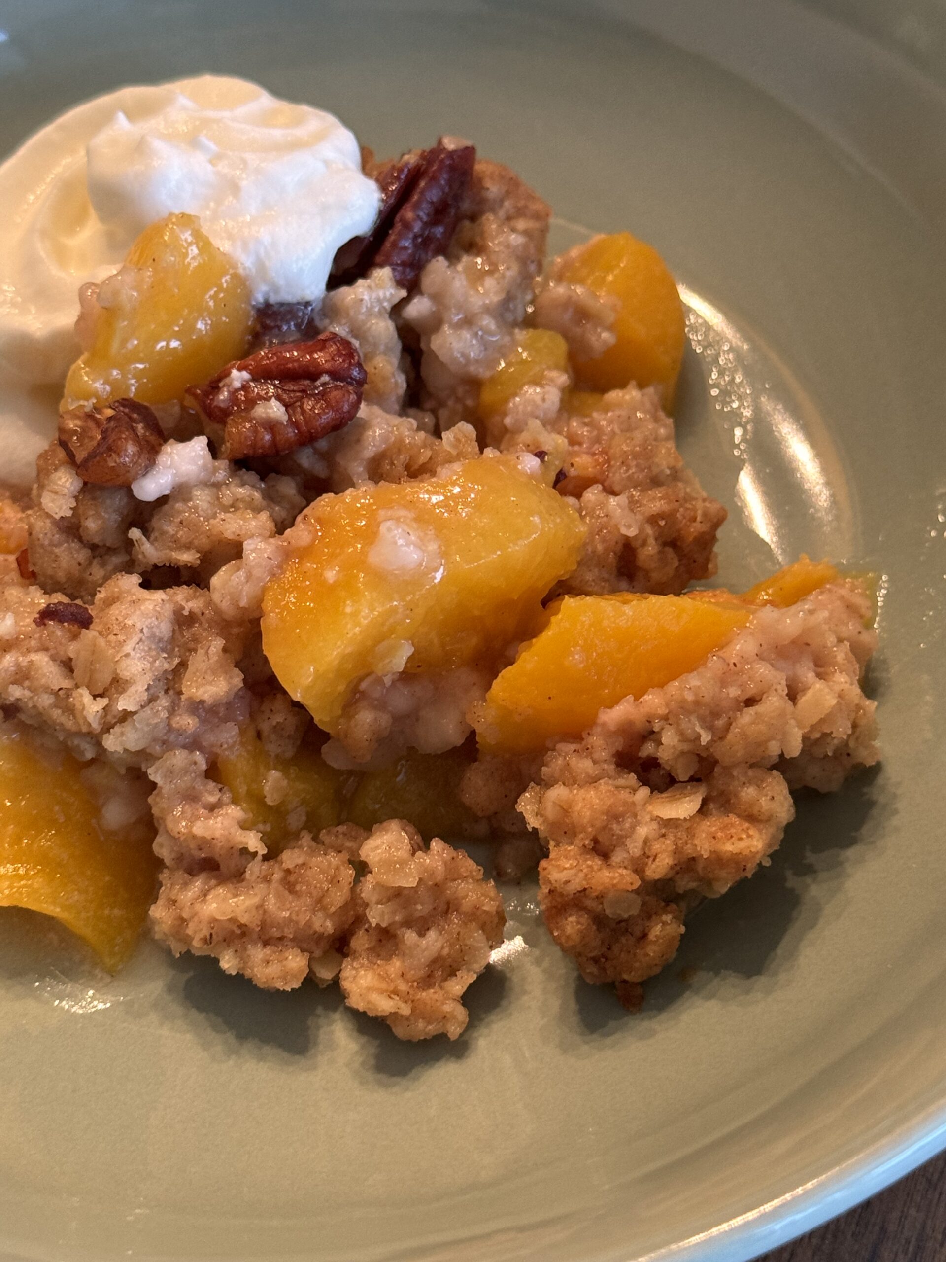 Peach Pecan Crisp