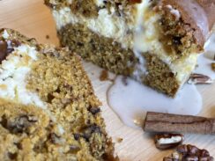 Pumpkin Bread with Cream Cheese