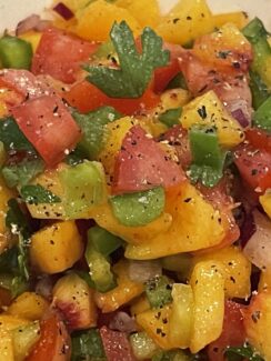 Fresh Peach Salsa