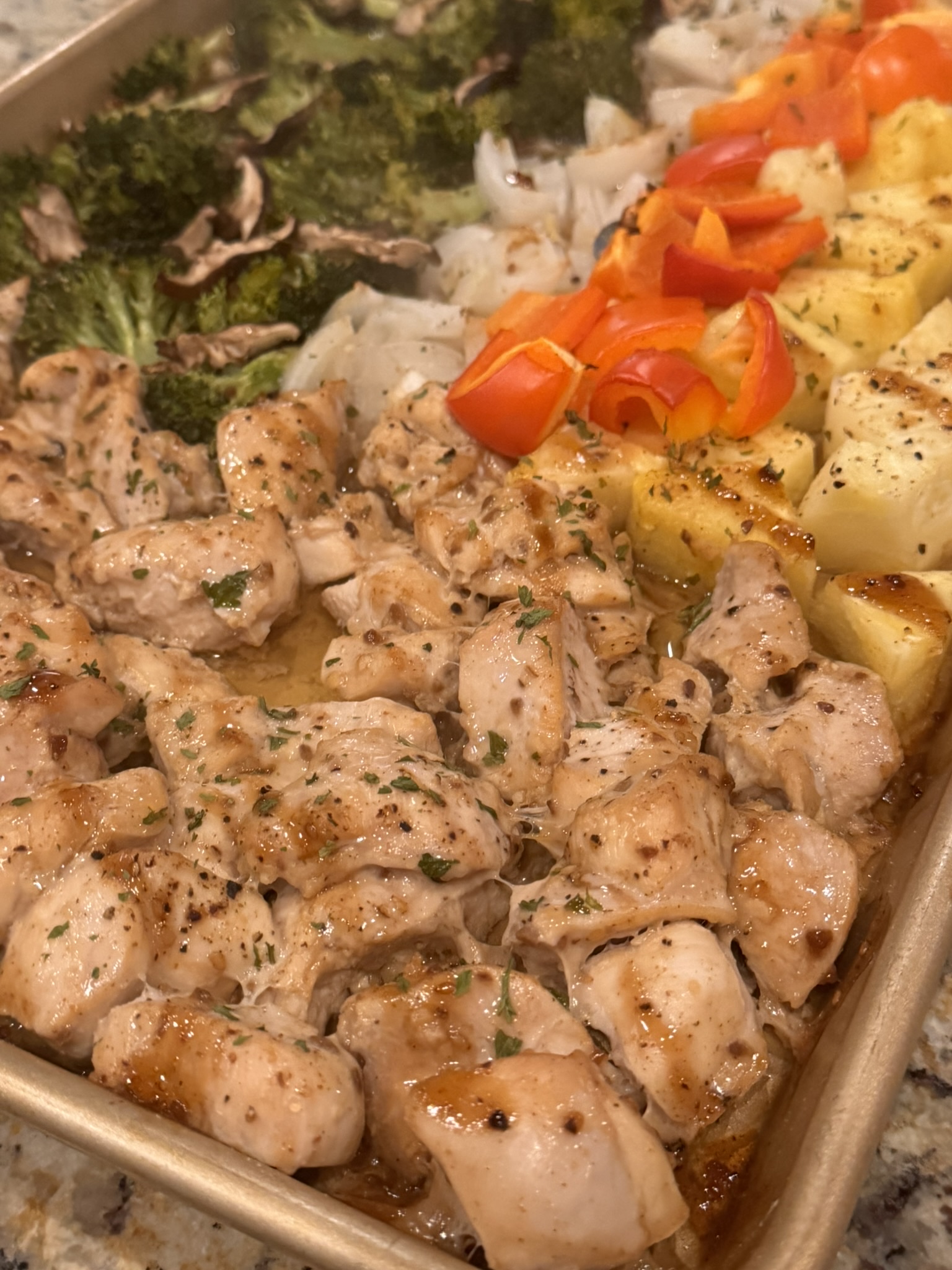 Sheet Pan Teriyaki Chicken and Vegetables