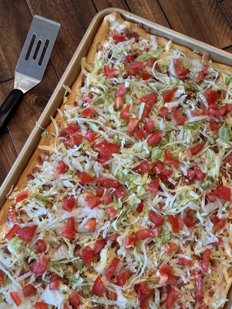 Sheet Pan BLT Pizza