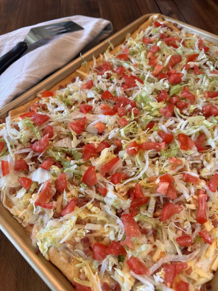 Sheet Pan BLT Pizza