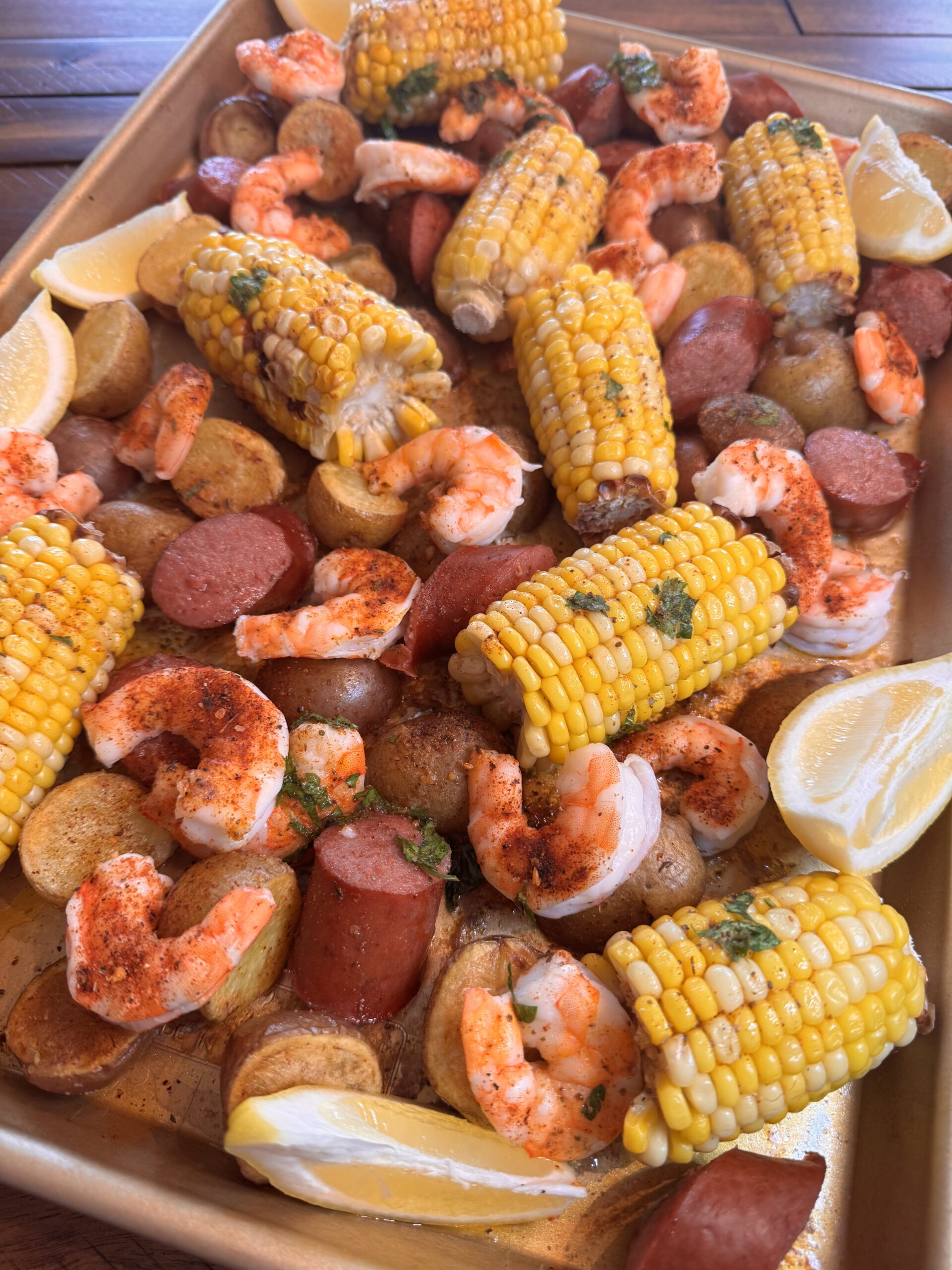 Sheet Pan Shrimp Boil