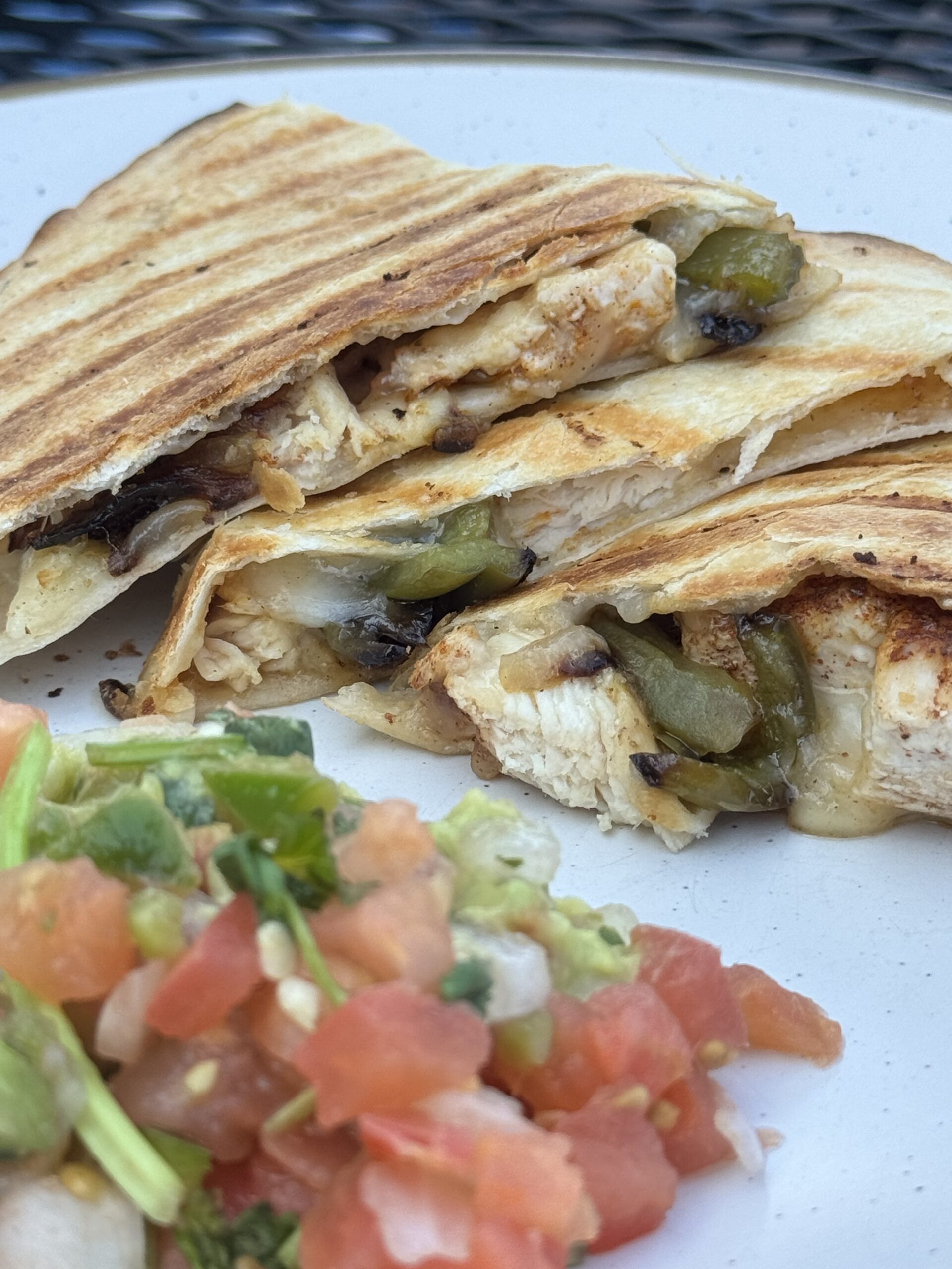 Grilled Chicken Quesadillas