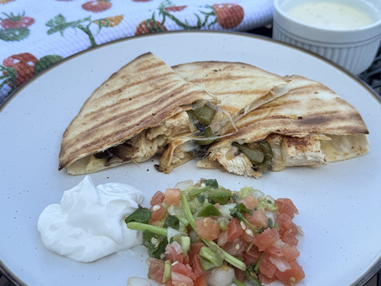 Grilled Chicken Quesadillas - Rave About Food