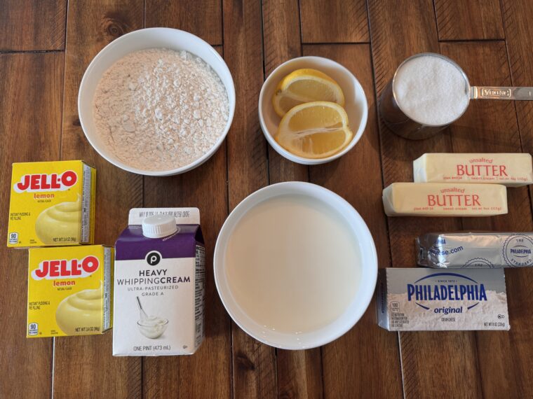 Ingredients for Lemon Lush