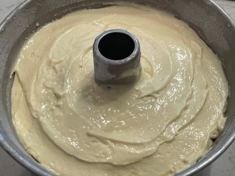 pound cake batter
