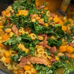 Instant Pot Ham and Vegetable Soup