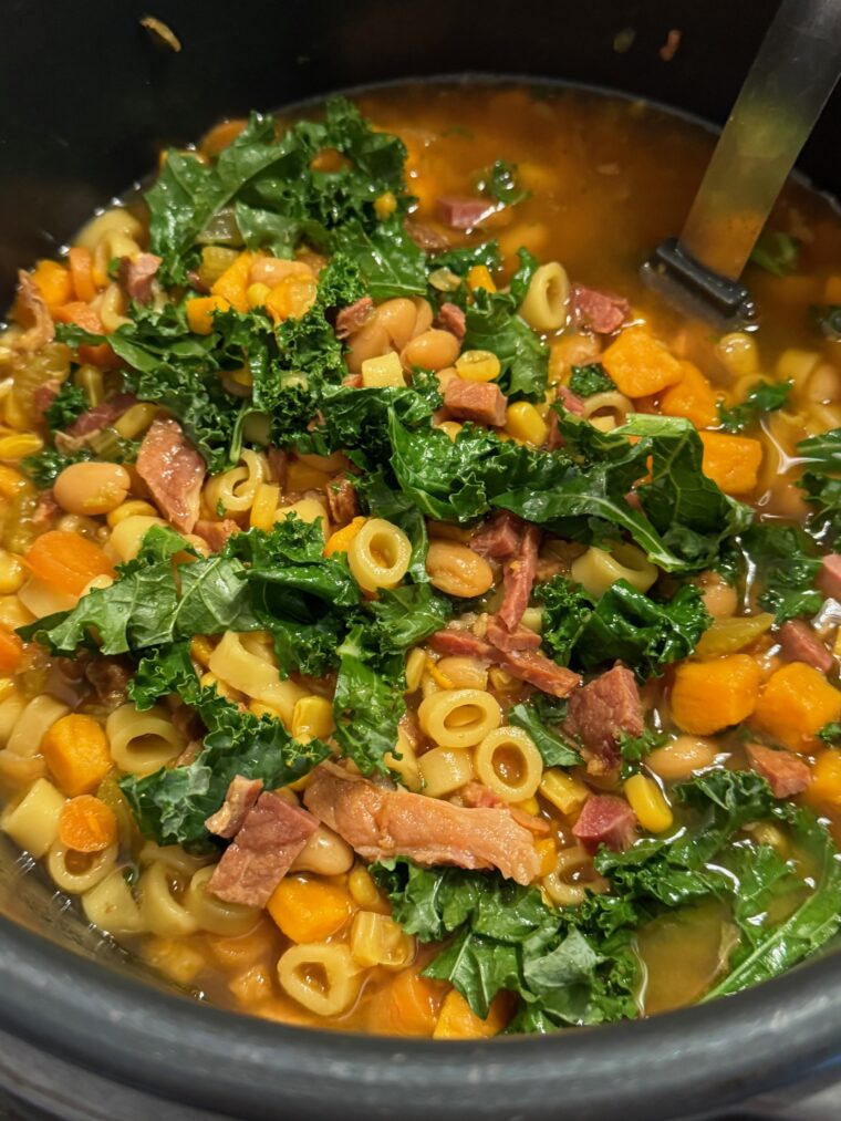 Instant Pot Ham and Vegetable Soup