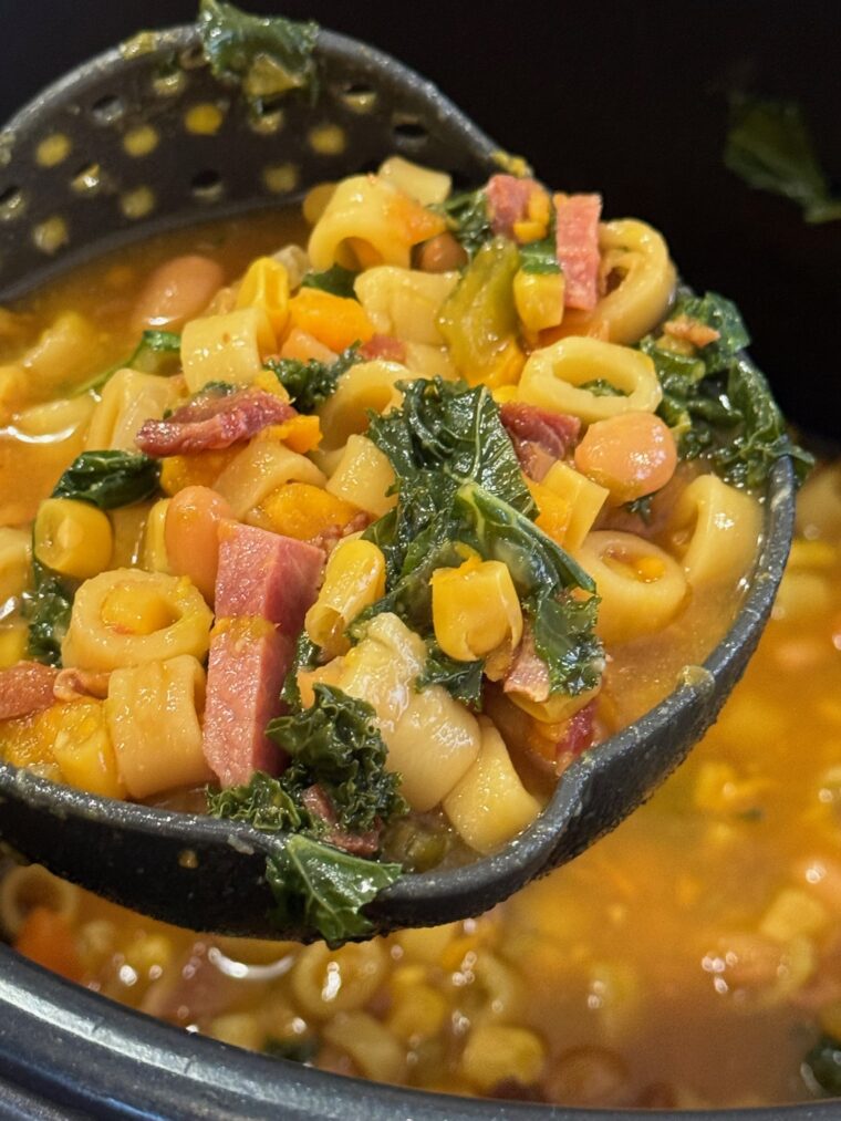 Instant Pot Ham and Vegetable Soup