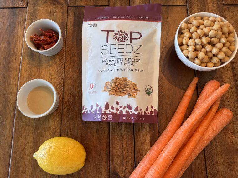 Ingredients for Roasted Carrot Hummus