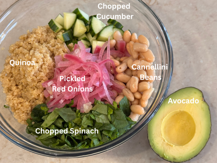 Quinoa Salad Ingredients