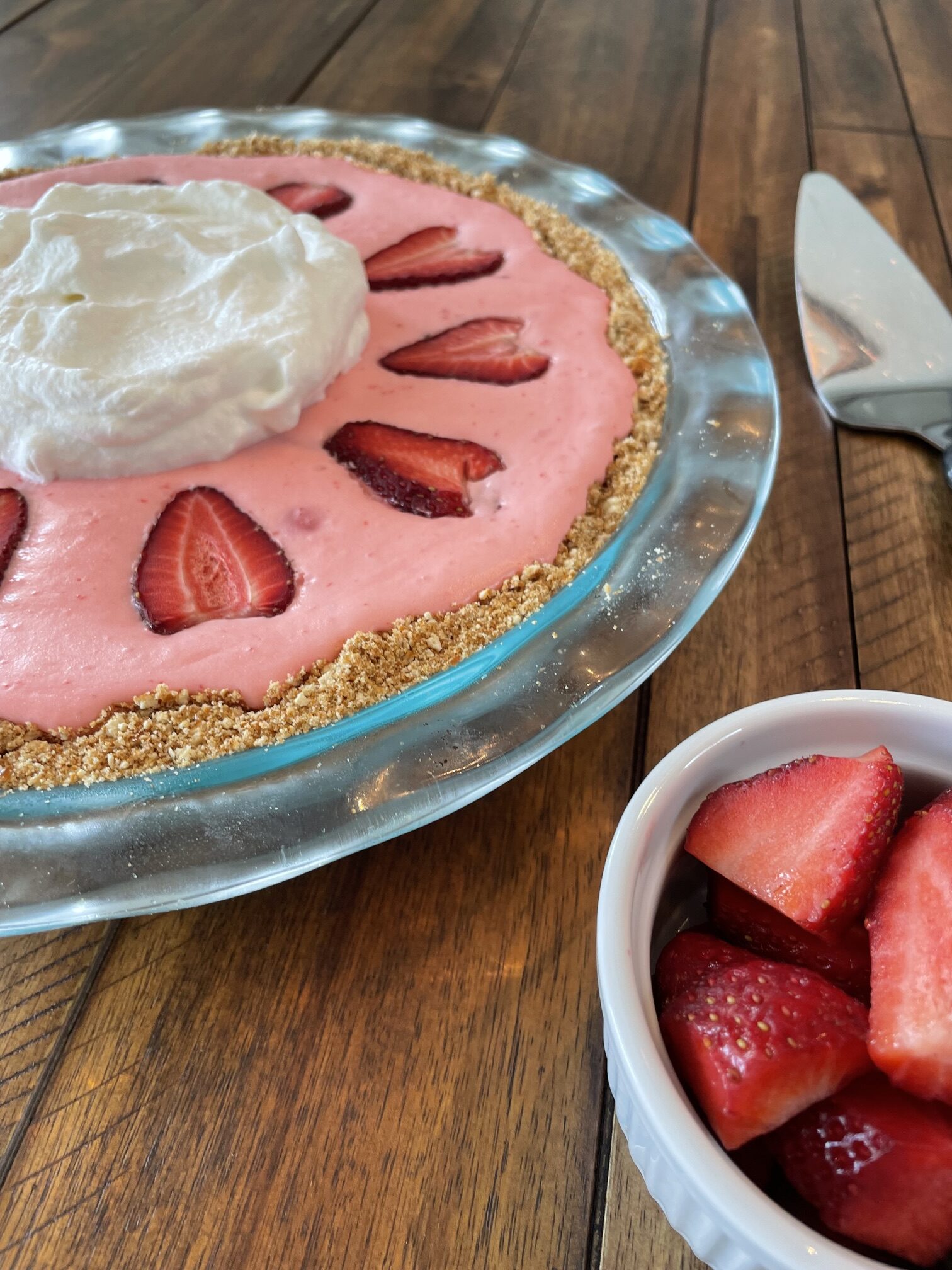 Strawberry Pretzel Pie