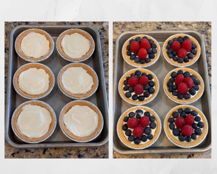 Steps to make Mini Fruit Tarts