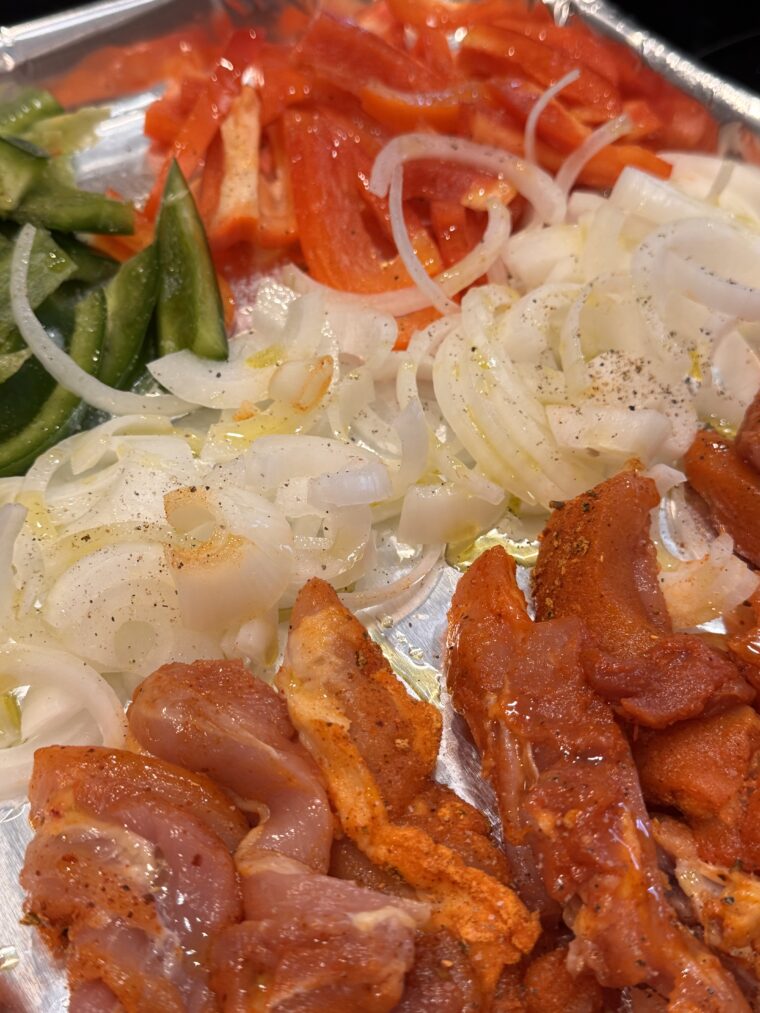 Sheet Pan Chicken Fajitas