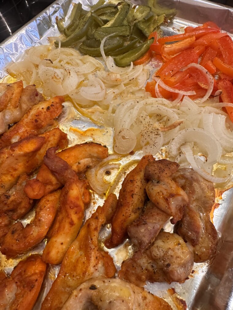 Sheet Pan Chicken Fajitas