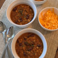 Pumpkin Turkey Chili